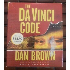 The Da Vinci Code: A Novel by Dan Brown 2010 Audiobook 6 Hours 6 Cds